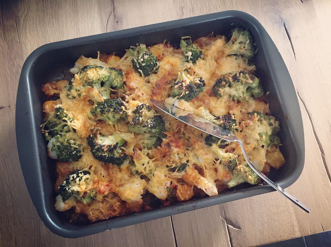 Makkelijke broccoli ovenschotel met kabeljauw