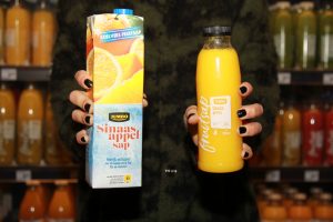 feit of fabel sinaasappelsap